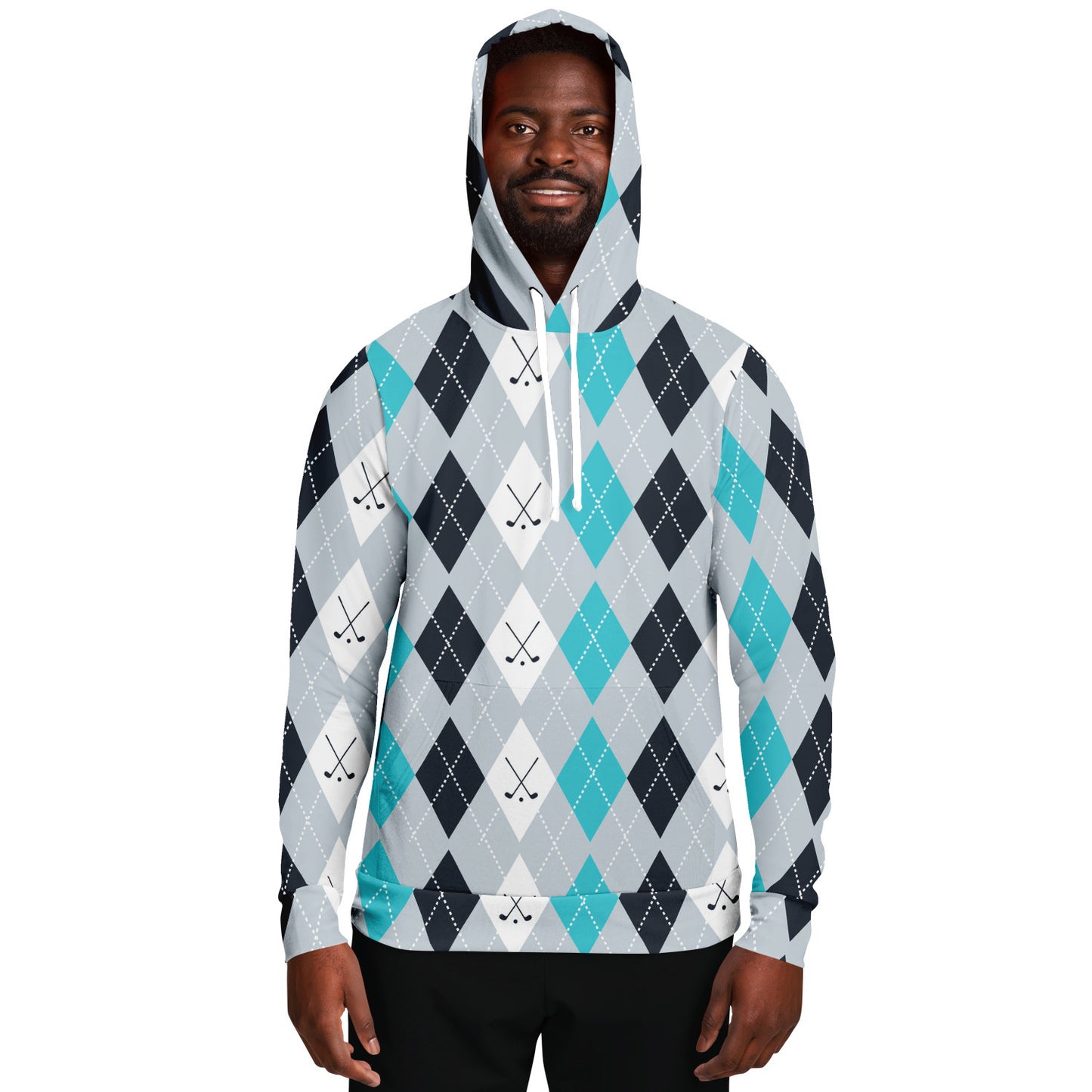 Vintage Golf Pattern Unisex Hoodie