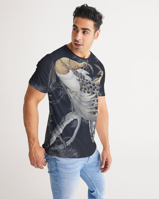 Perched Peacocks Men's Tee