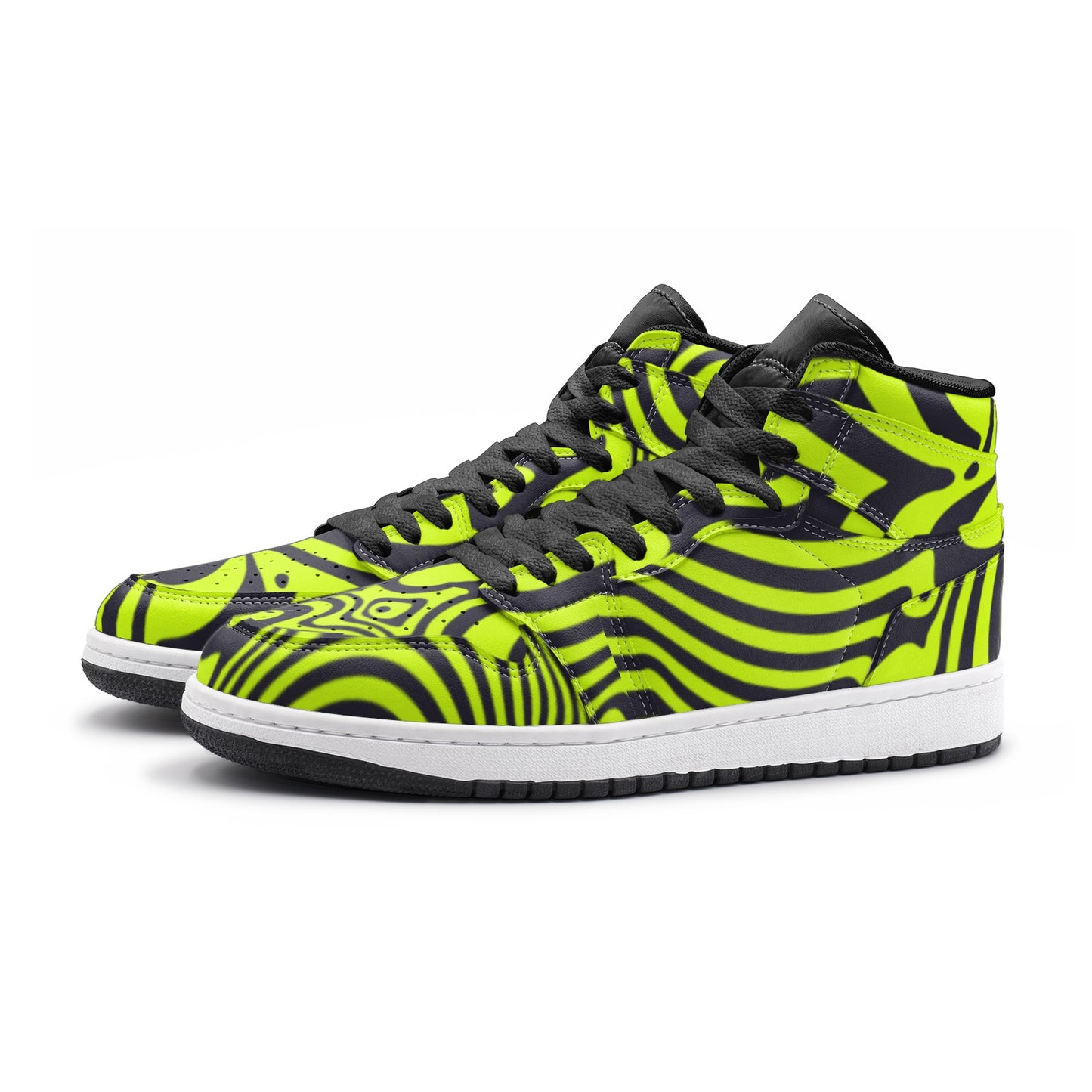 Electric Lime Stripe Unisex Sneakers