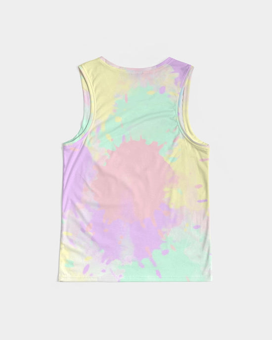 Banana Mint Candy Explosion Tie Dye Men's Sports Tank