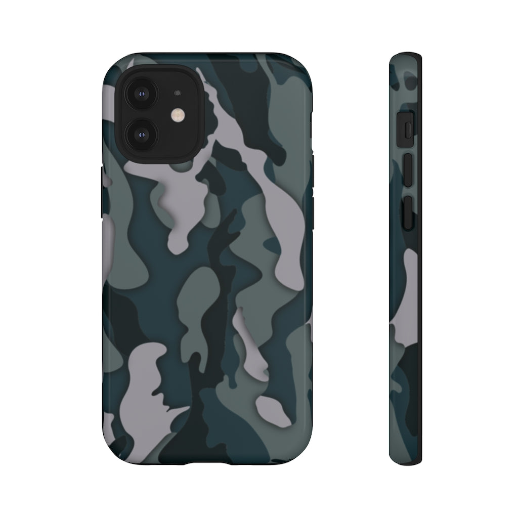 Dark Camo Tough Phone Case