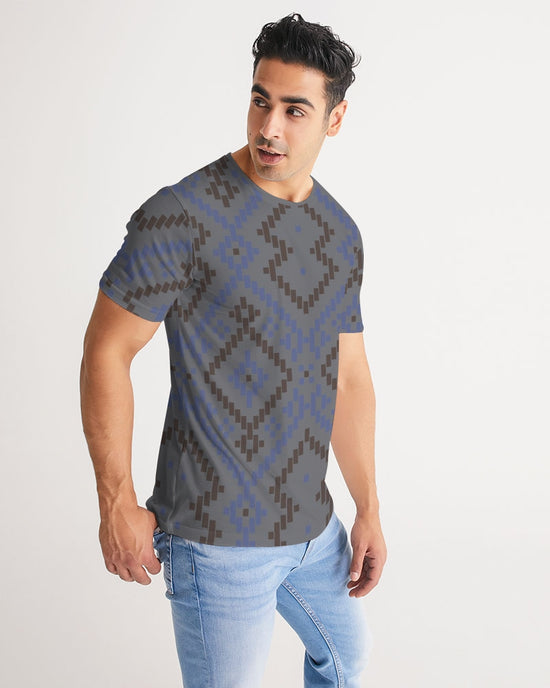 Storm Blue Aztec Men's T Shirt