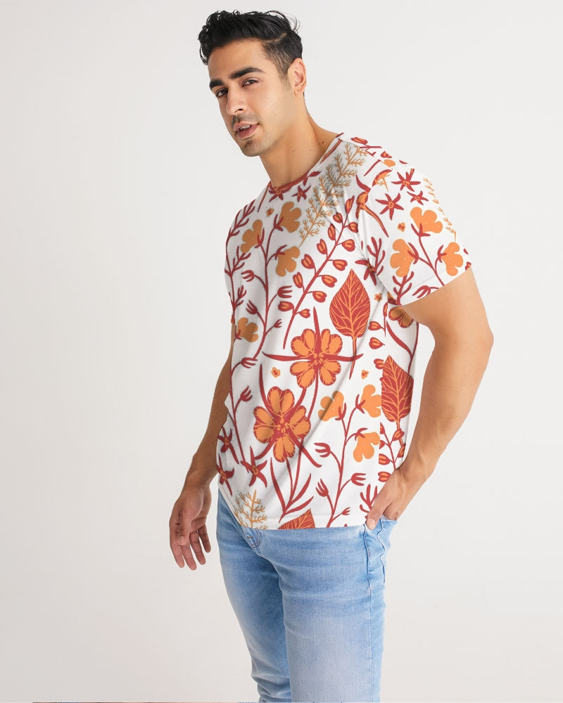 Orange Retro Garden Men's Tee