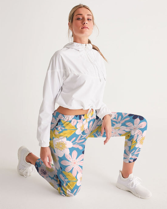 Blue Frisky Floral Lightweight Women's Track Pants