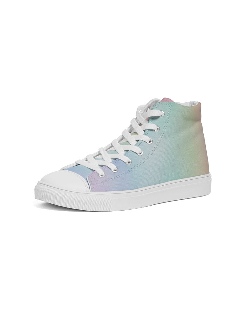 Soft Rainbow Women's Hightop Canvas Shoe