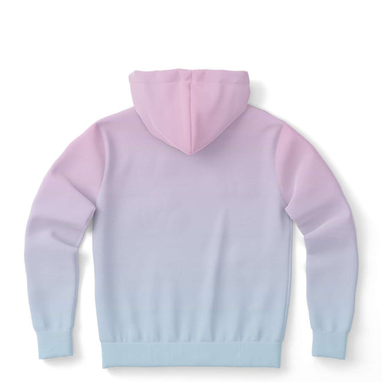 Pink Blue Color Fade Unisex Hoodie