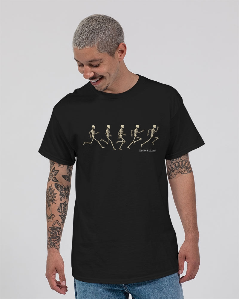 Running Skeleton Black Unisex Ultra Cotton T-Shirt | Gildan