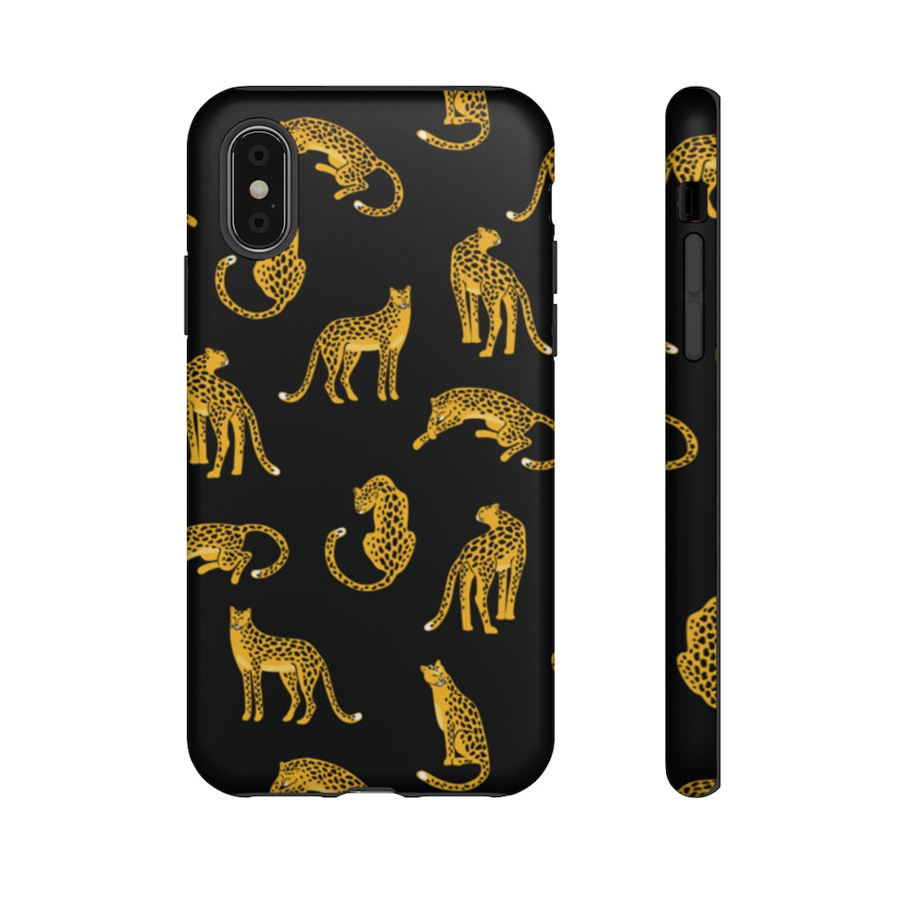 Load image into Gallery viewer, Black Leopards Tough Phone Case
