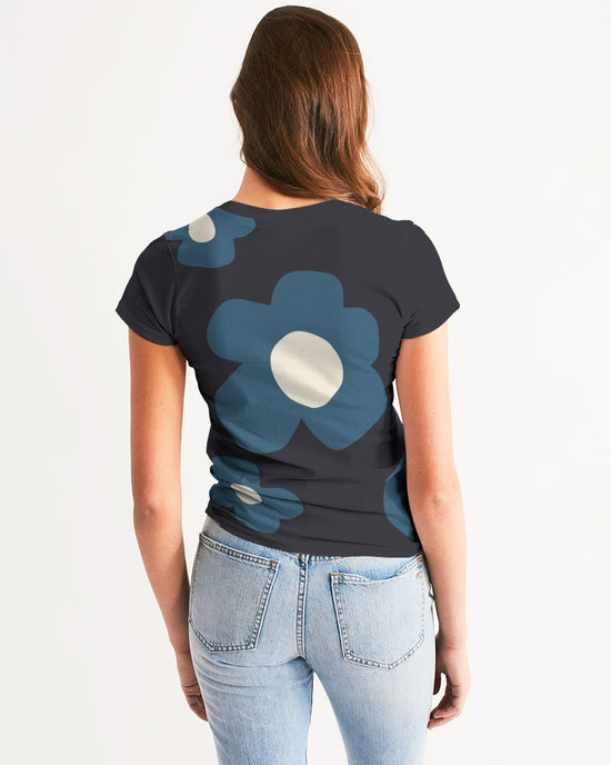 Abstract Flowers Women's T Shirt