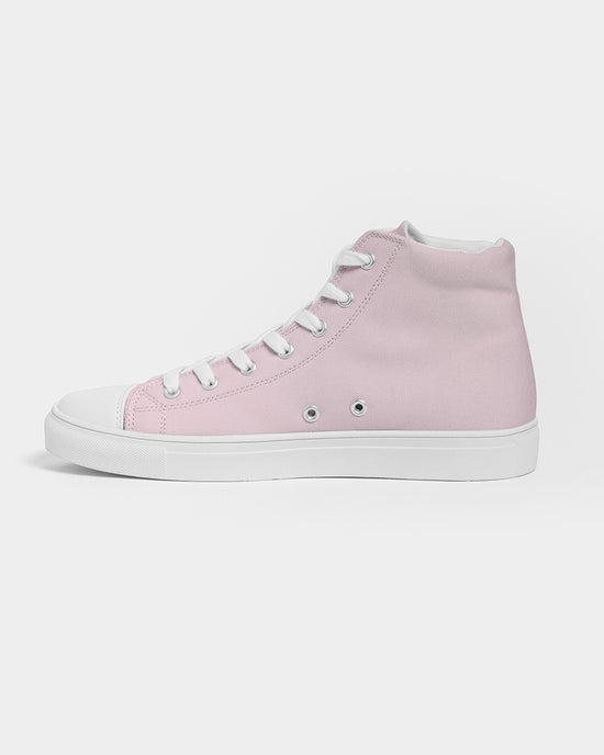 Load image into Gallery viewer, Pink Cherry Blossom Women&amp;#39;s Hightop Canvas Shoe
