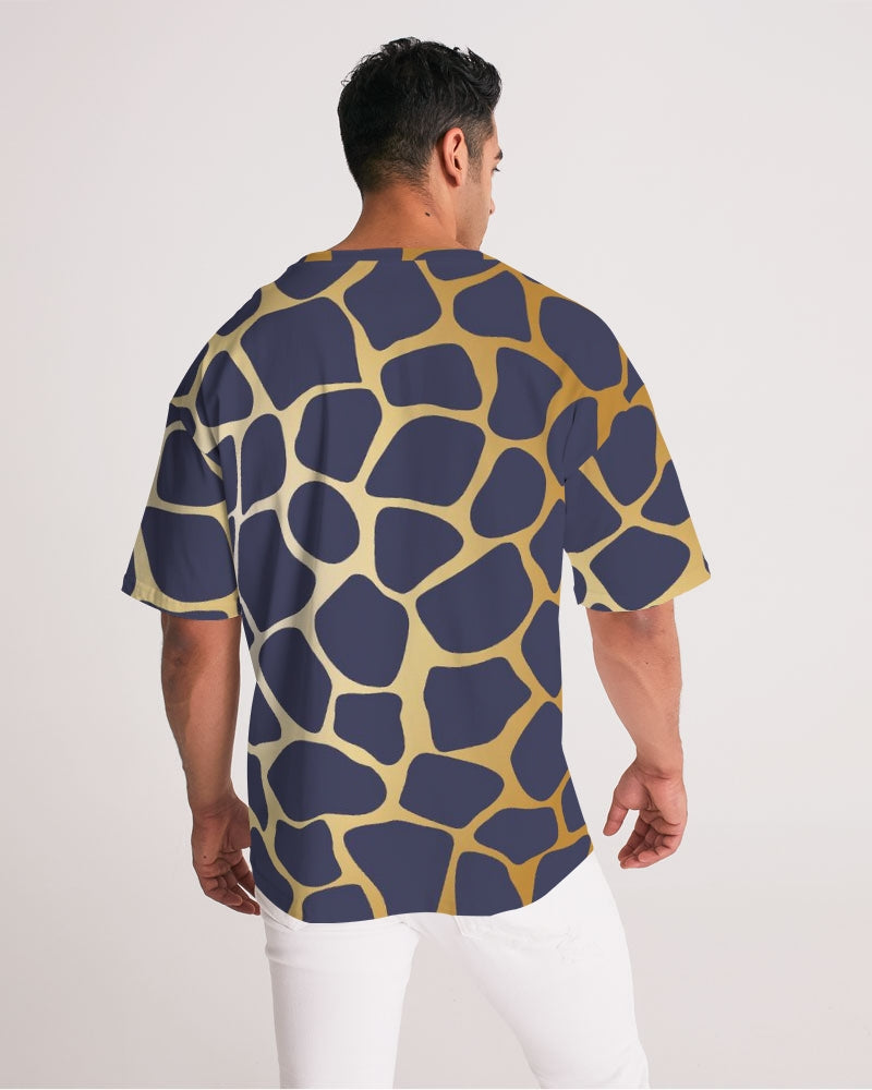Load image into Gallery viewer, Regal Giraffe Men&amp;#39;s Premium Heavyweight T Shirt
