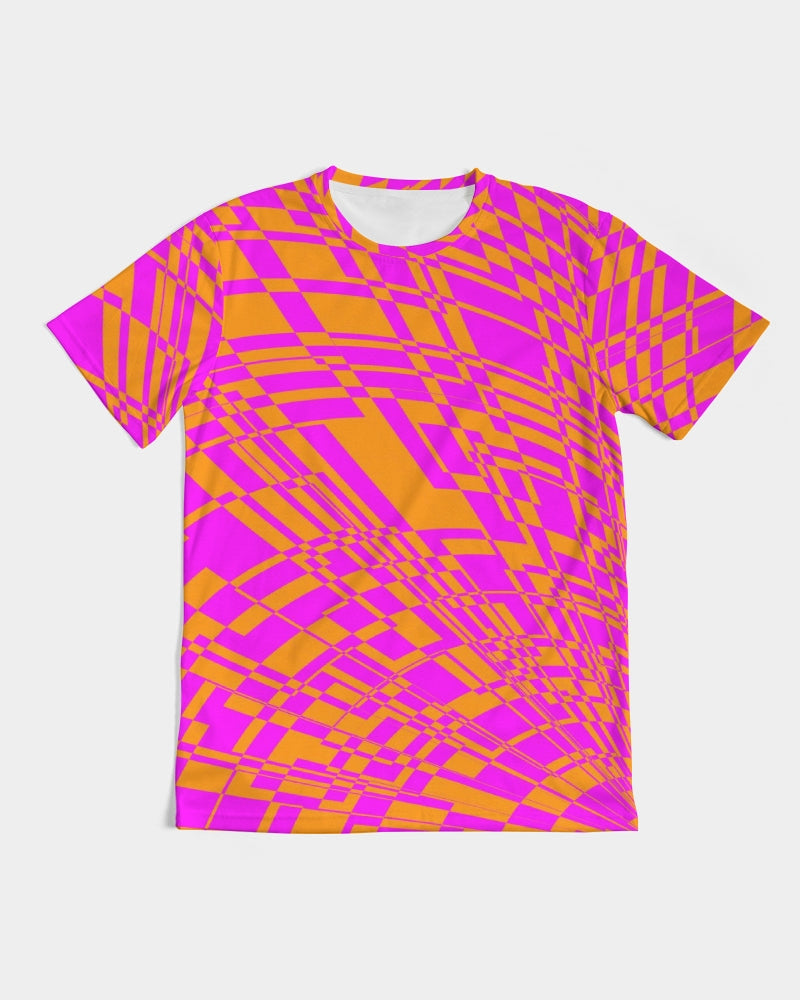 Fuchsia & Orange Warp Men's Tee