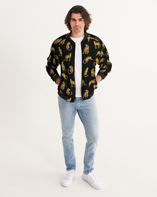 Black Leopards Men's Bomber Jacket