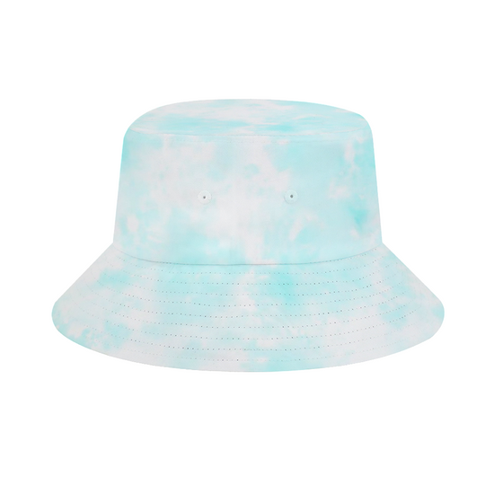 Blue Cloud Pastel Tie Dye Bucket Hat