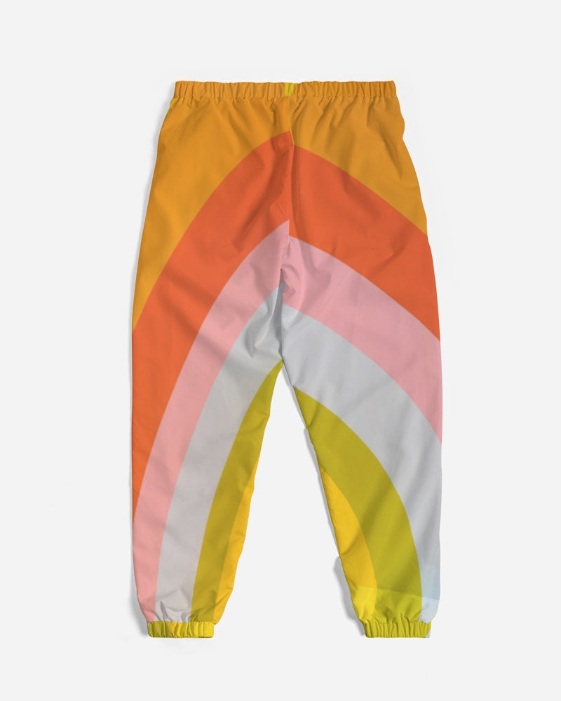 Orange Vortex Men's Lightweight Track Pants
