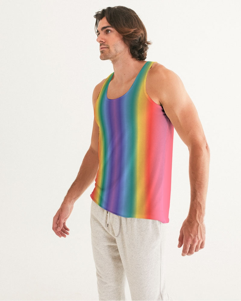Load image into Gallery viewer, Rainbow Vertical Stripe Tank
