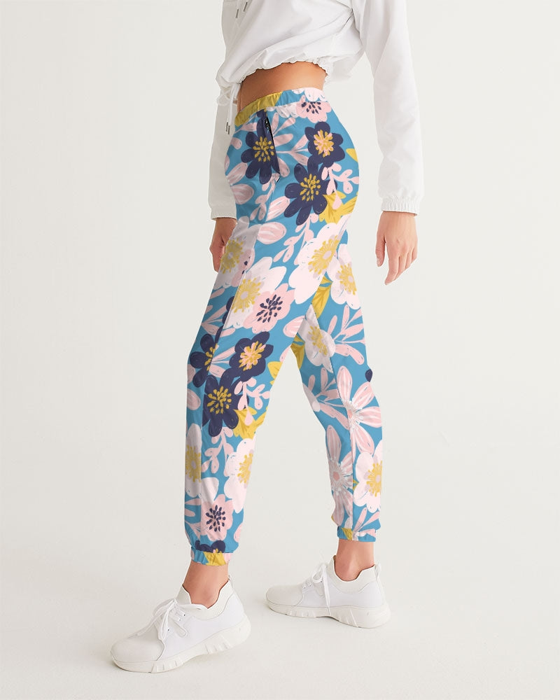 Blue Frisky Floral Lightweight Women's Track Pants