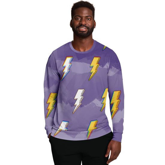 Lightning Bolt Unisex Fleece Sweatshirt