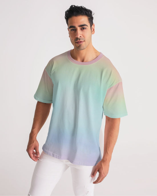 Soft Rainbow Oversized Heavyweight T Shirt