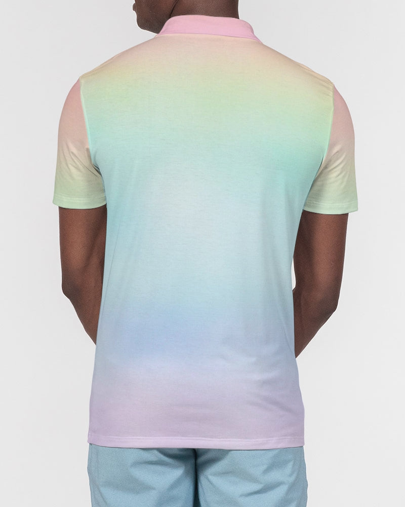 Soft Rainbow Slim Fit Short Sleeve Polo