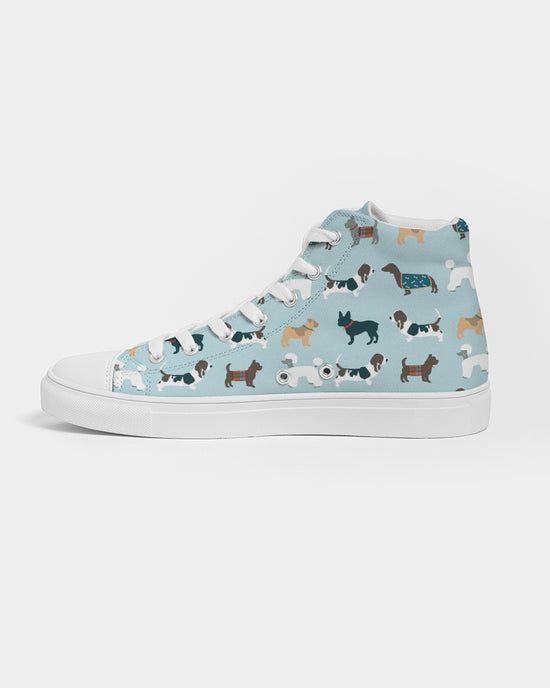 Load image into Gallery viewer, Dog Pawty Women&amp;#39;s Hightop Canvas Shoe
