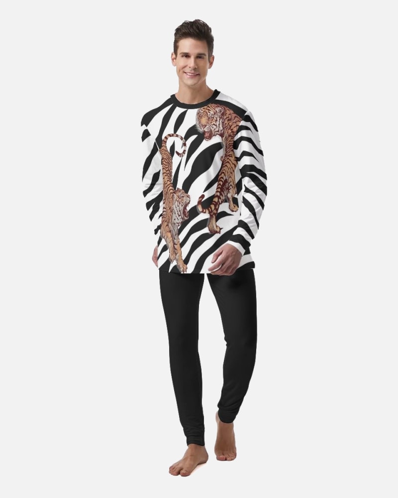 Yin Yang Tiger Men's PJ Set