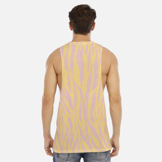 Dust Storm Zebra Long Tank Top