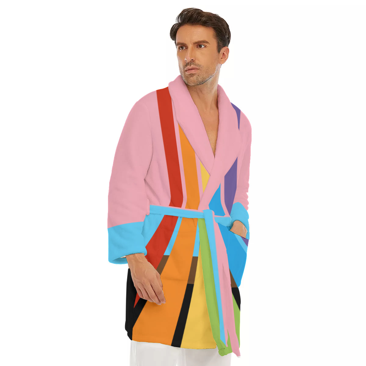 United Pride Short Robe