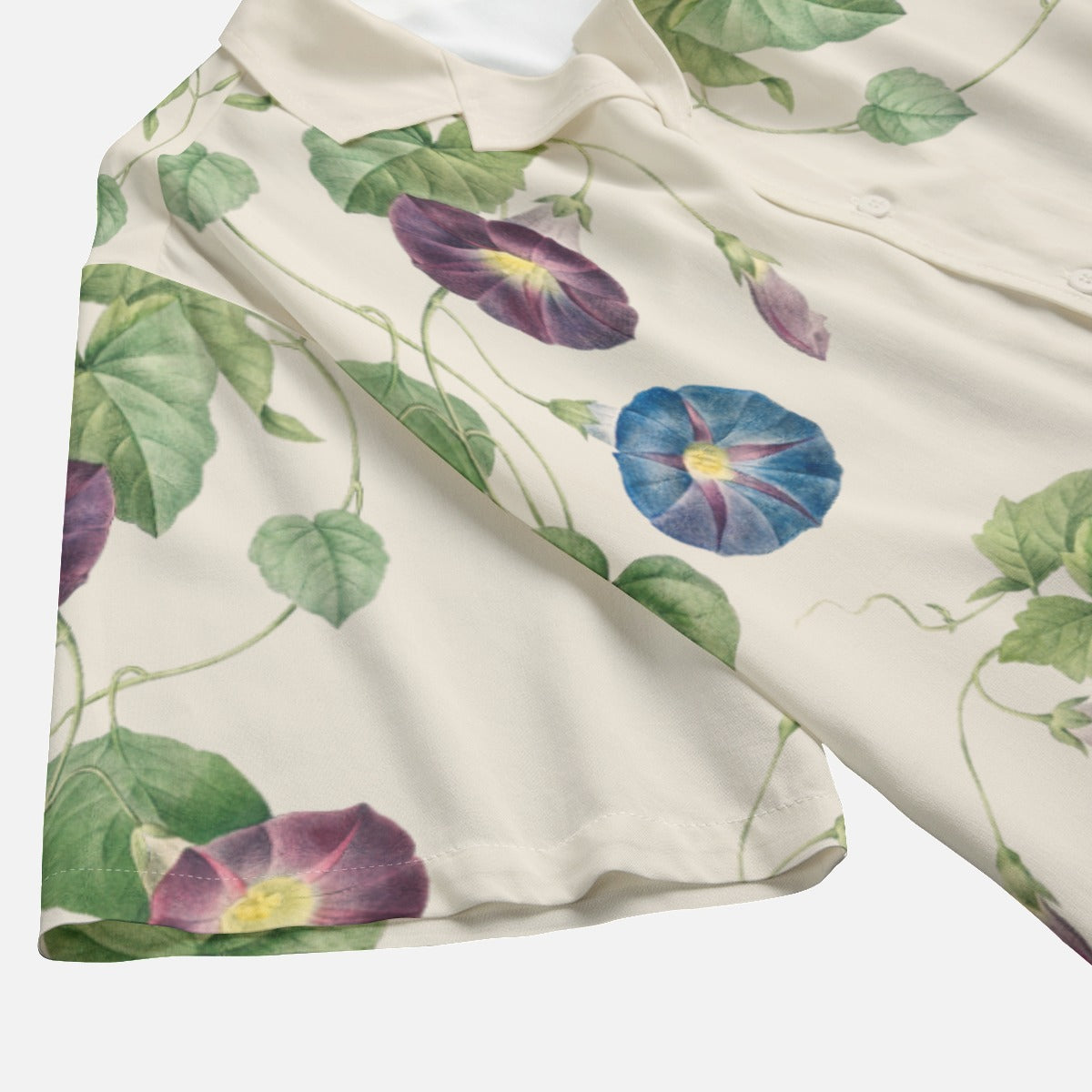 Morning Glory Flower Rayon Short Sleeve Shirt – Harlow & Lloyd