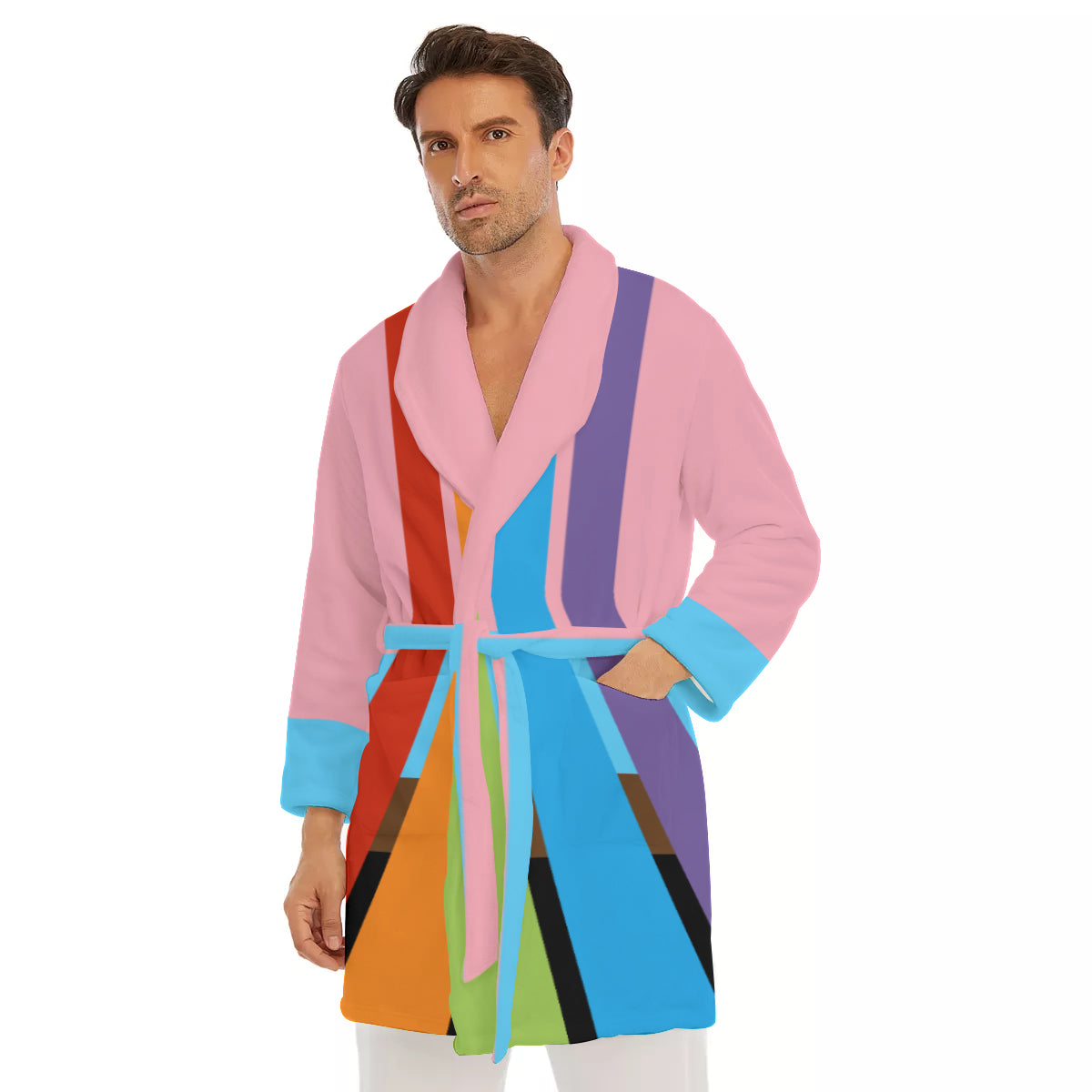 United Pride Short Robe
