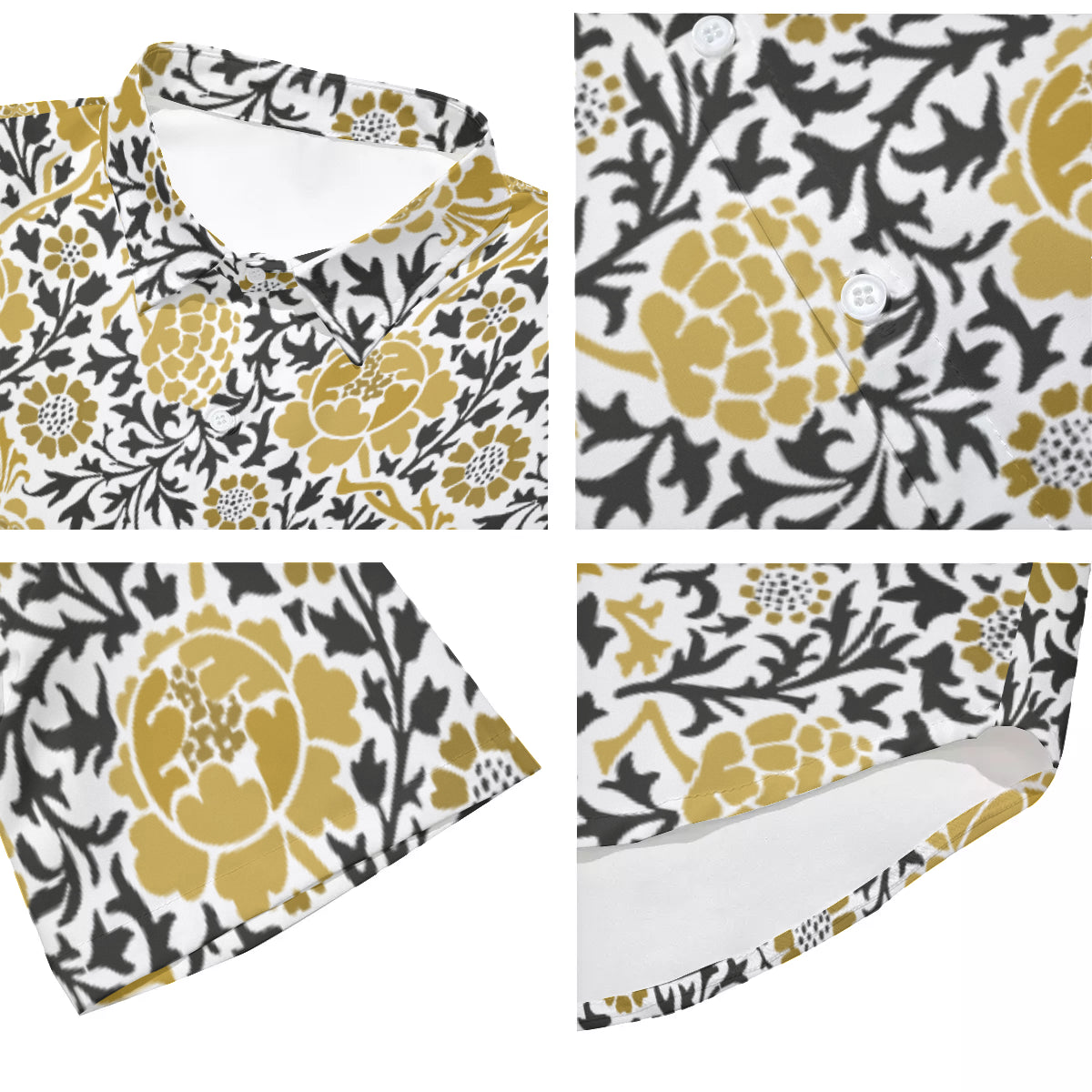 Load image into Gallery viewer, Chrysanthemum Drop Shoulder Short Sleeve Shirt
