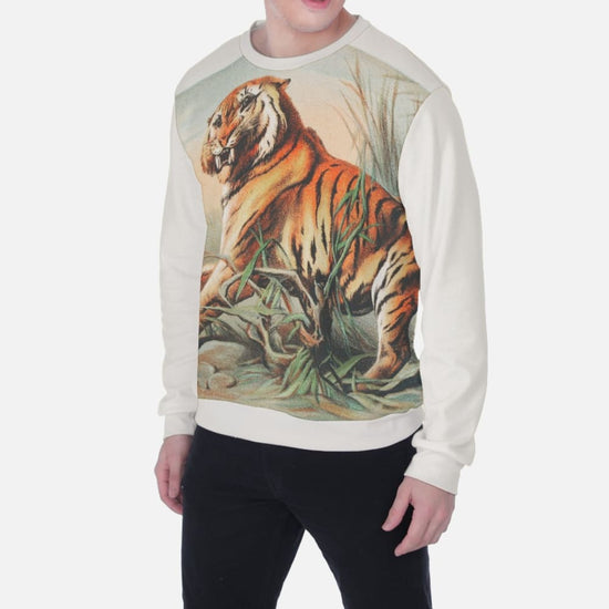 Load image into Gallery viewer, Royal Bengal Tiger Heavy Fleece Sweatshirt
