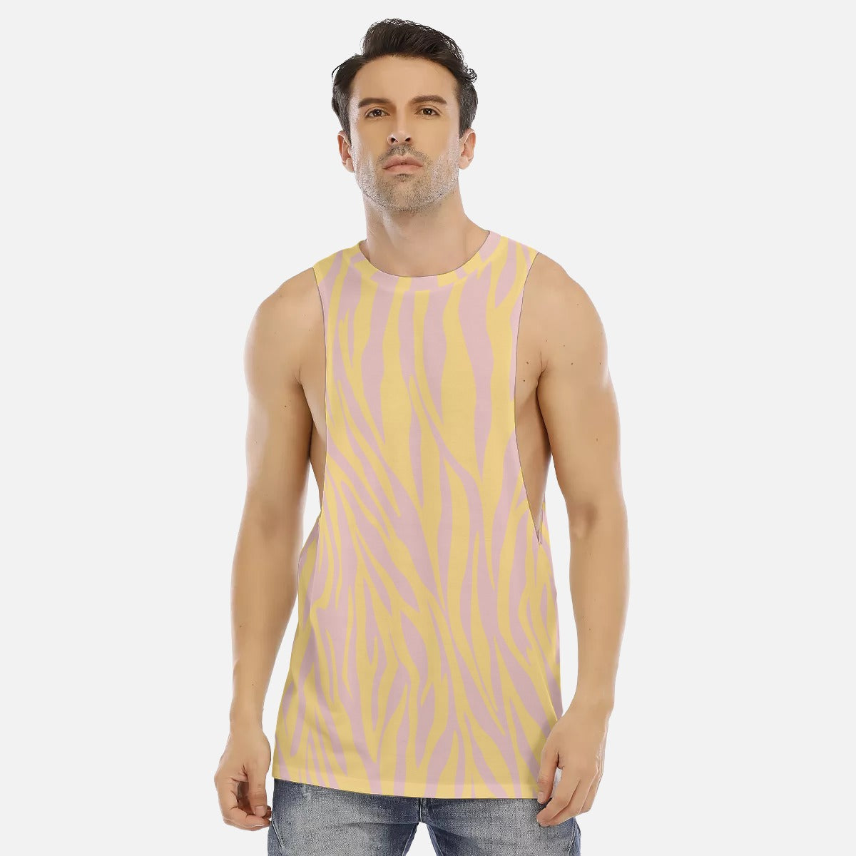 Dust Storm Zebra Long Tank Top