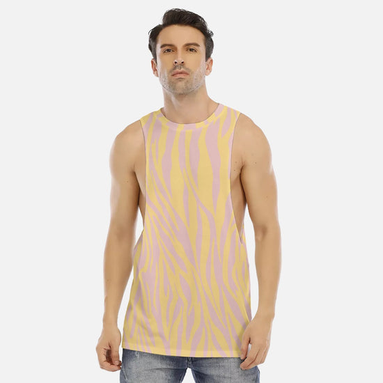 Dust Storm Zebra Long Tank Top