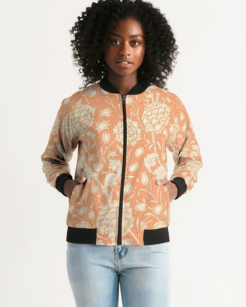 Load image into Gallery viewer, Vintage Tulip Women&amp;#39;s Bomber Jacket
