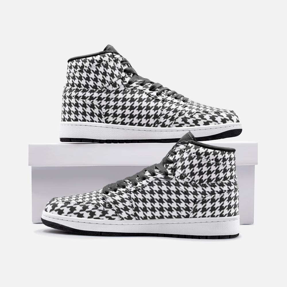 Load image into Gallery viewer, Houndstooth Check Sneakers
