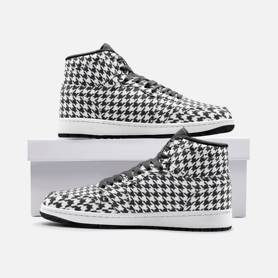 Houndstooth Check Sneakers