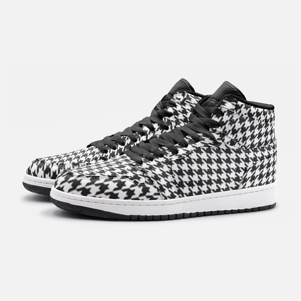 Houndstooth Check Sneakers