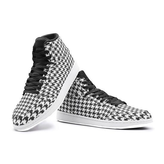 Houndstooth Check Sneakers