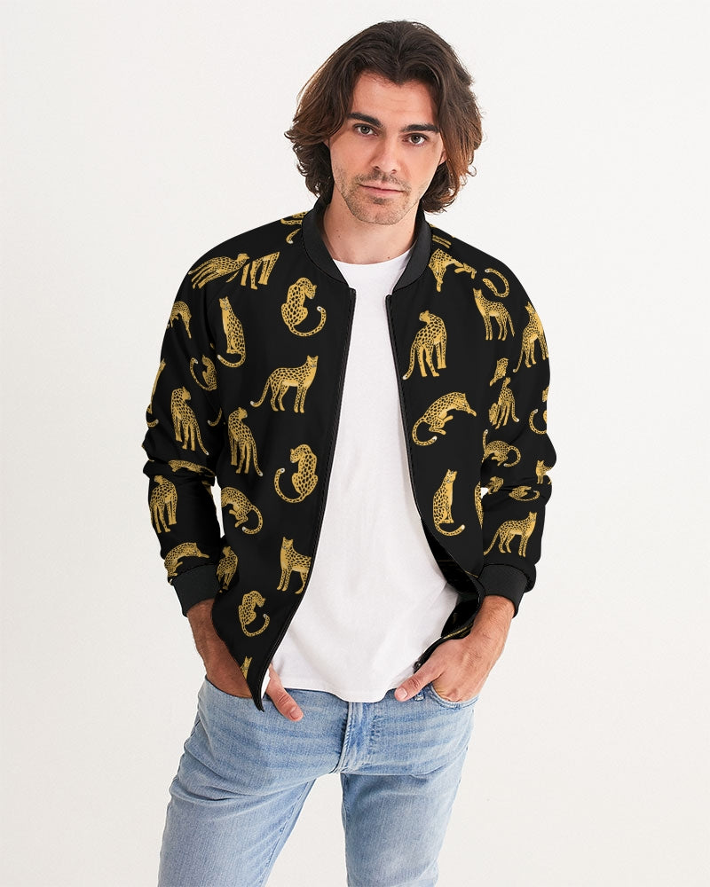 Black Leopards Men's Bomber Jacket