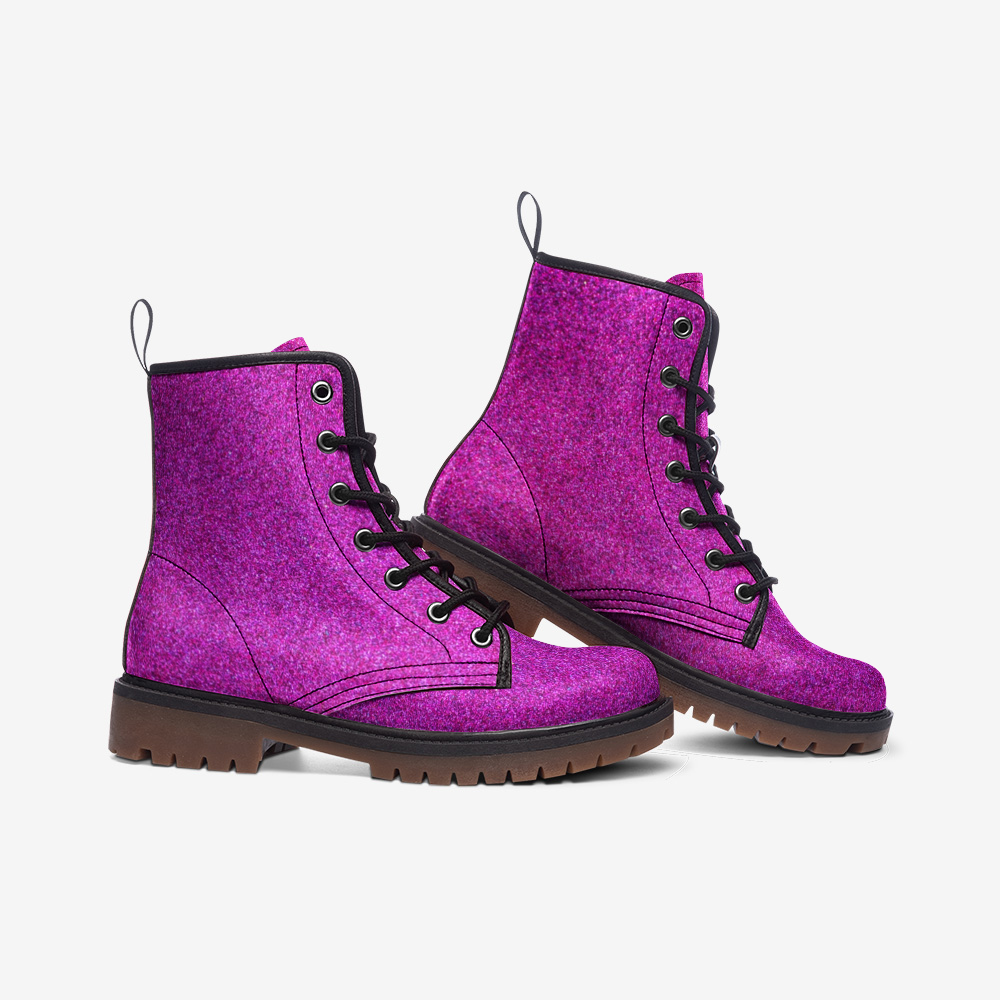 Load image into Gallery viewer, Hot Fuchsia Lace Up Boots
