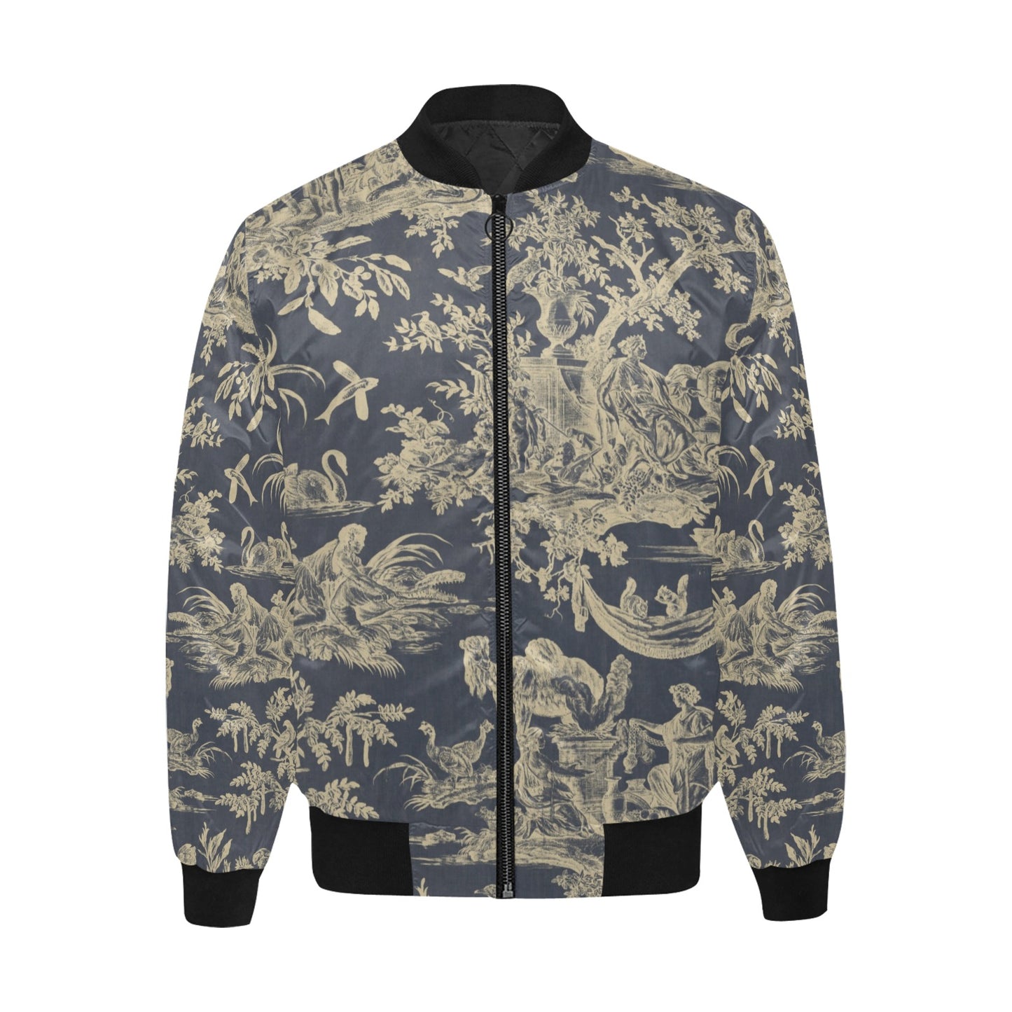 Life Is Beautiful Quilted Bomber Jacket