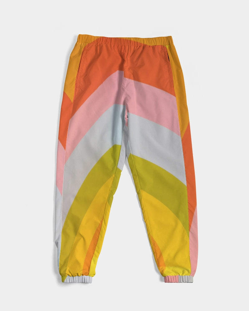 Orange Vortex Men's Lightweight Track Pants