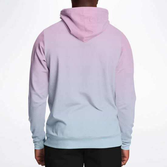 Pink Blue Color Fade Unisex Hoodie