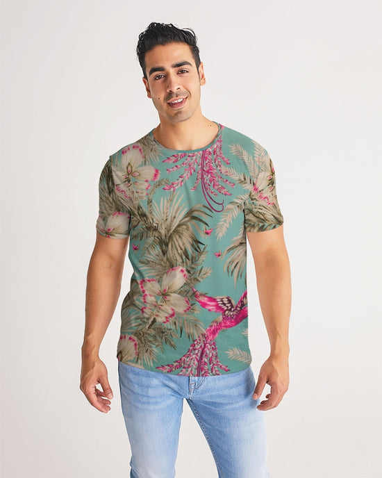 Vintage Bird & Tropical Palm Men's Tee