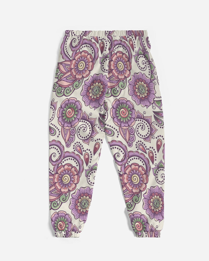 Purple Cream Paisley Men's Lightweight Track Pants