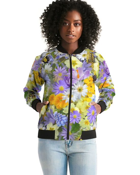 Spring Flowers Women's Bomber Jacket