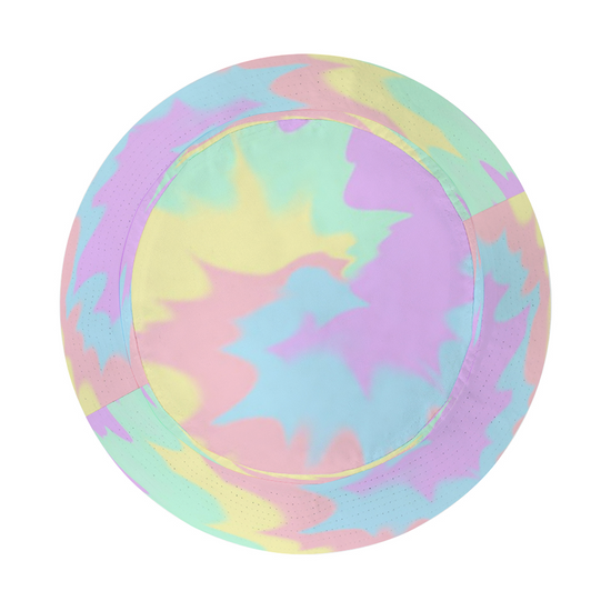 Pastel Smash Tie Dye Bucket Hat