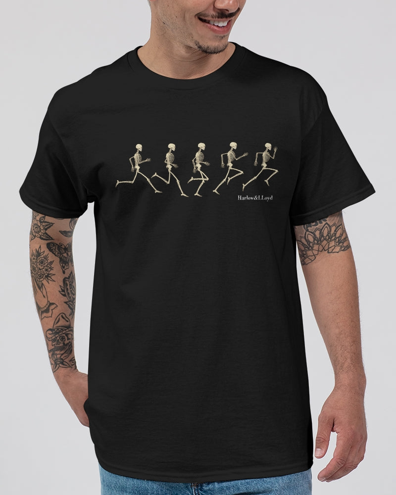 Running Skeleton Black Unisex Ultra Cotton T-Shirt | Gildan