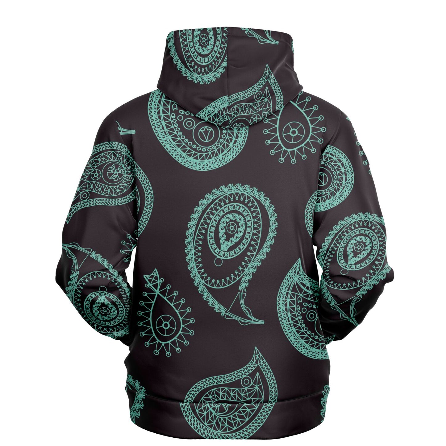 Mint Paisley Unisex Hoodie